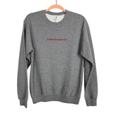 Jerzees Grey Chick-fil-a Crewneck Sweatshirt - Size S