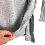 LOFT Grey Long Sleeve Tunic Sweater Top- Size L