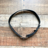 No Brand Black Gold Buckle Belt- Fits like XS/S