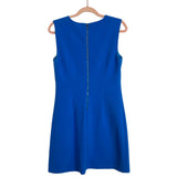 Diane Von Furstenberg Blue Sleeveless Shift Dress- Size 8 (see notes)