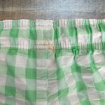 Cat & Jack Green Gingham Swim Trunks- Size 18M (see notes)