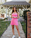 Abercrombie & Fitch Pink Athletic Dress With Built In Shorts - Size S