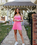 Abercrombie & Fitch Pink Athletic Dress With Built In Shorts - Size S