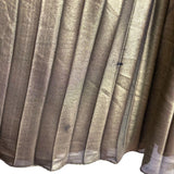 By Together Metallic Bronze Pleated Skirt - Size L (See Notes)
