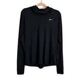 Nike Dri-Fit Black Hooded Pullover- Size M