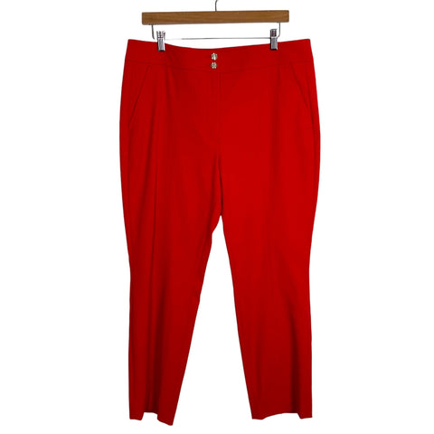 WHBM Red Dress Pants- Size 14