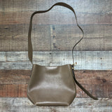 Madewell Olive Cow Leather Magnetic Closure Shoulder Bag