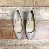 INC International Concepts Silver Rhinestone Pumps- Size 7.5 (see notes)