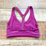 Lululemon Wine Reflector Print Sports Bra- Size 4 (we have matching leggings)