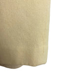 J. Crew Cream 100% Wool with Back Slit No. 2 Pencil Skirt- Size ~4 (see notes, tag is size 6, but the skirt has been altered and taken in, see photos)