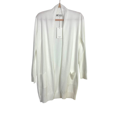 Grace Karin White Open Front Cardigan NWT - Size S