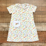 Ruth and Ralph Citrus with Ruffle Collar and Pocket Dress- Size 4T (see notes, we have matching boy outfit)