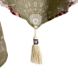 Altar'd State Olive/Berry Patterned with Back Tassel Kimono- Size S/M (see notes)