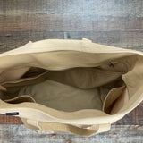 Lands' End Embroidered Willa XL Zipper Closure Tote (see notes)