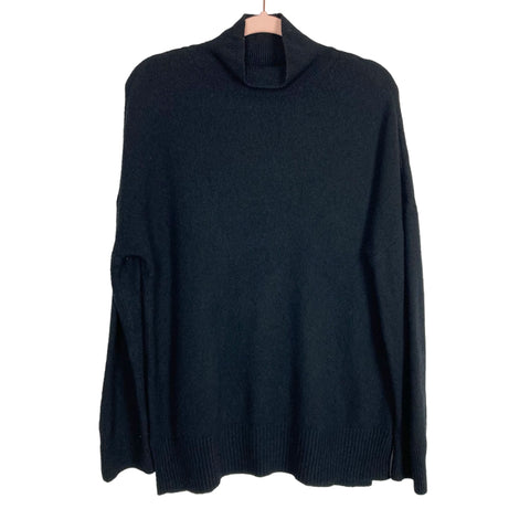 Abercrombie & Fitch Black Mock Neck Sweater- Size S