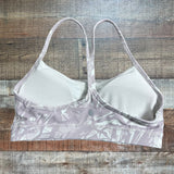 Lululemon Pink Printed Padded Sports Bra- Size 8