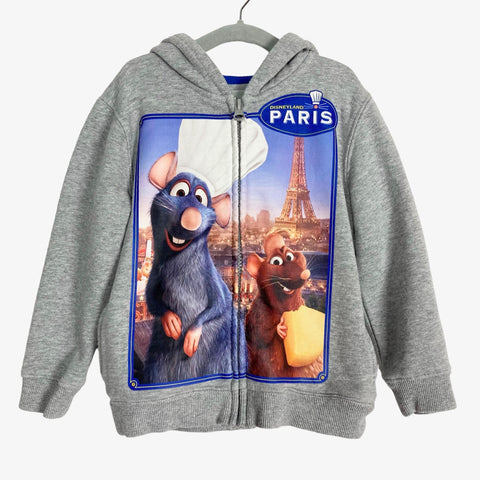 Disneyland Paris Ratatouille Full Zip Hooded Sweatshirt-Size 4