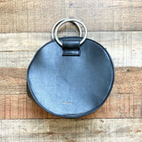 Matt & Nat Black Round Crossbody with Detachable Strap (LIKE NEW CONDITION)