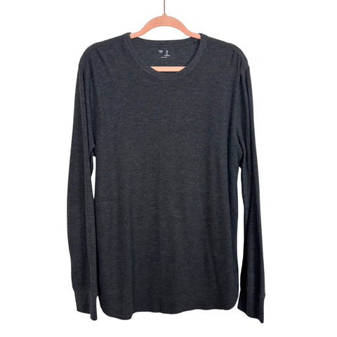 Gap Charcoal Grey Long Sleeve Shirt - Size Men's L