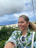 Trovata Birds of Paradis Leaf Printed Linen Shorts- Size XS (sold out online, we have matching top)