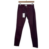 Paige Red Ollie Ultra Skinny Jeans NWT- Size 28 (Inseam 29")
