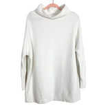 Free People White Ribbed Mock Neck Tunic/Dress- Size S (see notes)