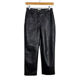 Wilfred Faux Leather Pants - Size 0 (Inseam 22")