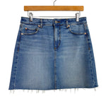 LOFT Raw Hem Denim Skirt NWT- Size 2