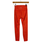 Lululemon Orange Patterned Leggings - Size 4 (Inseam 23")