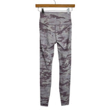 Lululemon Purple Camo Ribbed Leggings - Size 4 (Inseam 27")
