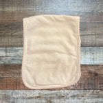 Mudpie White with Pale Pink Polka Dots Burp Cloth