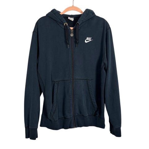Nike Sportswear Black Zip Up - Size M