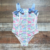The Beaufort Bonnet Company Animal Print One Piece- Size 4T