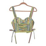 Carolina Herrera White/Multicolor Stripe Top - Size 2 (We Have Matching Skirt!)