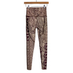 Onzie Brown/Beige Snakeskin Leggings- Size S/M (Inseam 29”)