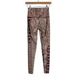 Onzie Brown/Beige Snakeskin Leggings- Size S/M (Inseam 29”)