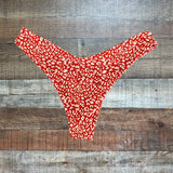 SHEIN Brick Animal Print Swimsuit Set With Sarong - Size S (See Notes)