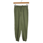 Bella Dahl Girl Olive Elastic Waist Joggers- Size 12 Girls (Inseam 25”)