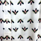 LOFT Multi-Color Firefly Button Front Roll Tab Sleeves Top- Size M (see notes)