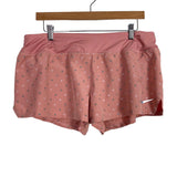 Nike Blush with Gray Polka Dots Running Shorts- Size XL