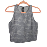 Vuori Gray Camo with Built In Padded Bra Tank- Size L (see notes)