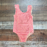 Baby Gap Pink Gingham Ruffle Swimsuit- Size 3T (see notes)