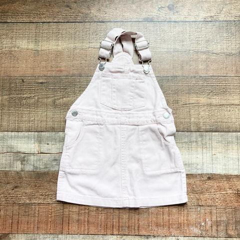 H&M Pink Denim Jumper Dress- Size 3T