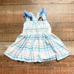 The Smocked Flamingo Smocked Ocean Creature Dress- Size 3T (we have matching bubble)