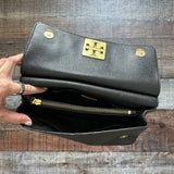 Tory Burch Black Gold Chain Handbag