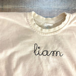 Maxwell Monograms Cream Liam Sweatshirt Bubble- Size 12-18M (see notes)