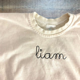 Maxwell Monograms Cream Liam Sweatshirt Bubble- Size 12-18M (see notes)