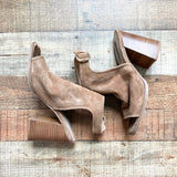 Steve Madden Dark Brown Slingback Heel Sandals- Size 8.5