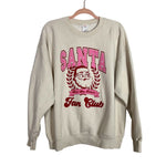 Hanes Santa Fan Club Crewneck Sweatshirt - Size L