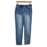 Time and Tru Medium Wash Straight Jeans- Size 4 (Inseam 28")